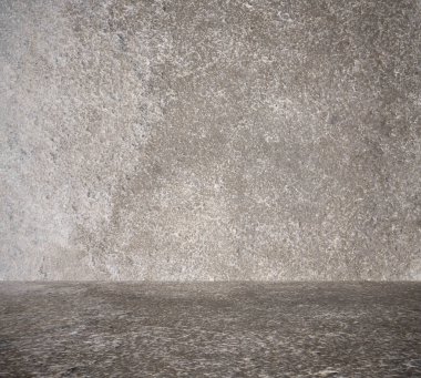 Beton duvar, gri arka plan