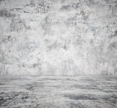 Beton duvar, gri arka plan