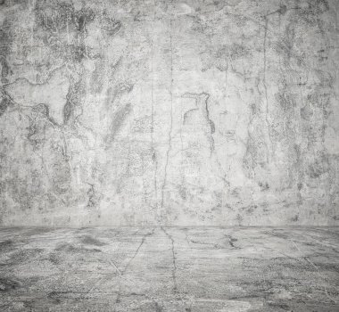 Beton duvar, gri arka plan