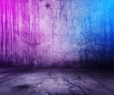 neon ışıkları ile iç