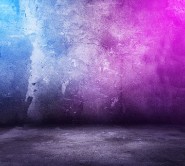 neon ışıkları ile iç