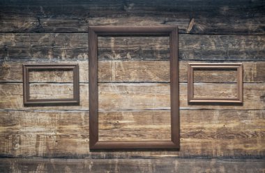 eski, duvarda çerçeve