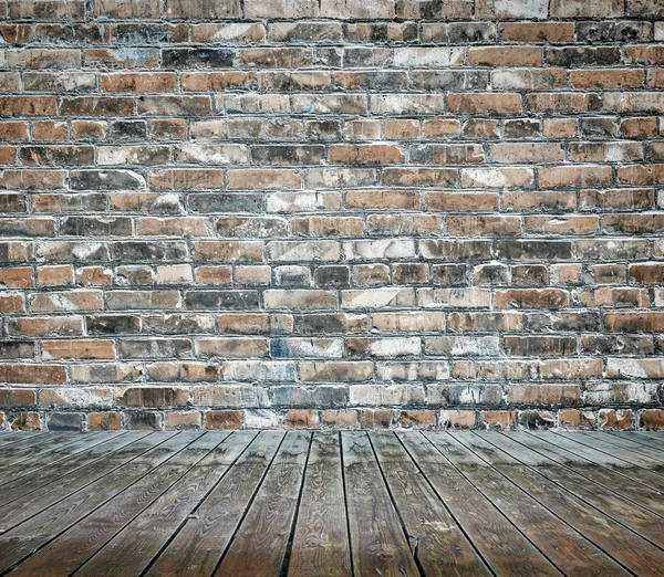 Old room with brick wall — Stock Photo, Image