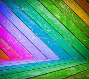 Renkli ahşap arka plan doku. Çok renkli plakalar duvar.