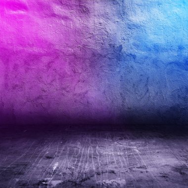 neon ışıkları ile iç