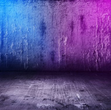 neon ışıkları ile iç