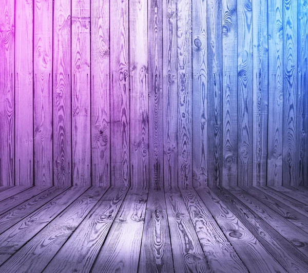 Interieur met neon verlichting — Stockfoto