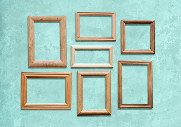 Frames on wall — Stock Photo, Image