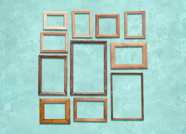 Frames on wall — Stock Photo, Image