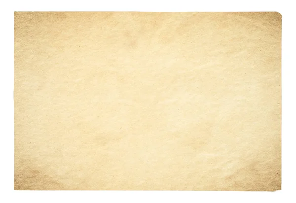 Old paper isolated — Stock Photo, Image