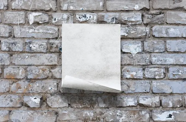 paper on wall