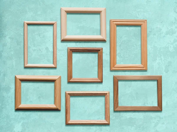 Frames on wall — Stock Photo, Image