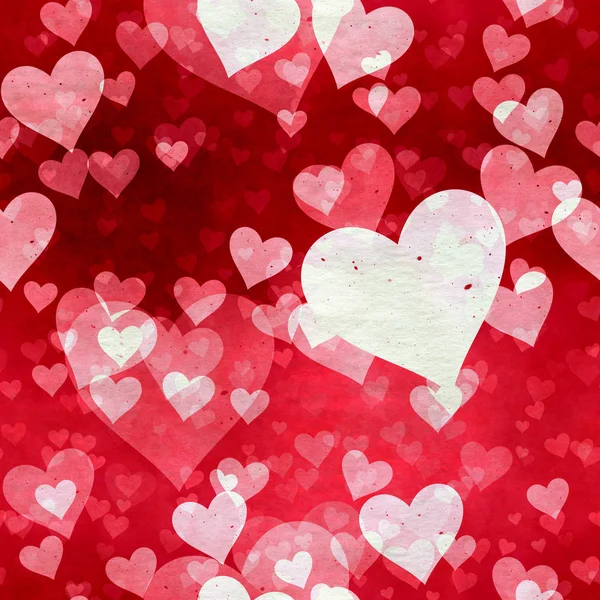 Hearts background pattern — Stock Photo, Image