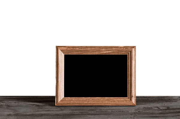 Photo frame on table — Stock Photo, Image