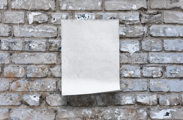 Carta sul muro — Foto Stock