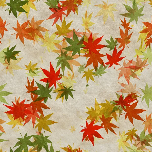 Осіннє листя безшовний фон — стокове фото