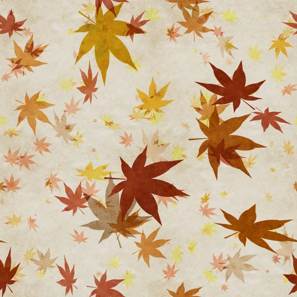 秋のシームレスな背景を葉します。 — ストック写真