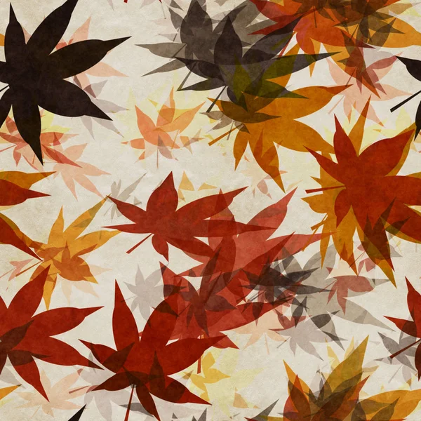 Outono folhas sem costura fundo — Fotografia de Stock