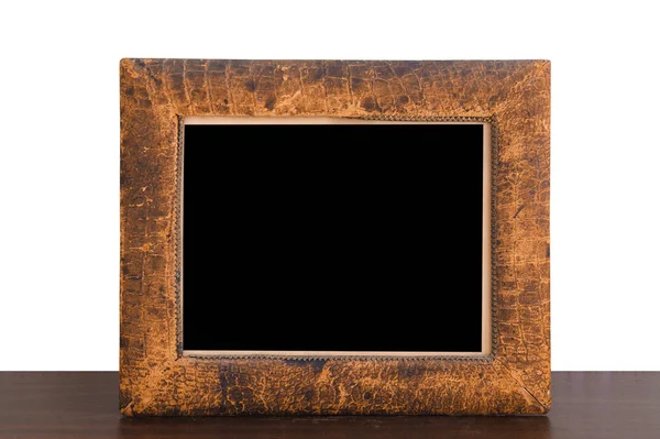 Photo frame on table — Stock Photo, Image