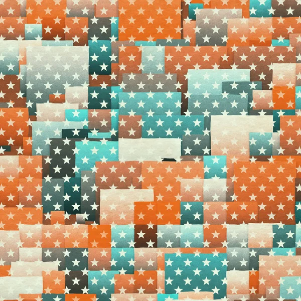 Fundo retro patchwork — Fotografia de Stock