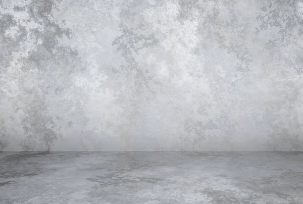 Chambre Vide Avec Mur Plâtre Fond Gris — Photo