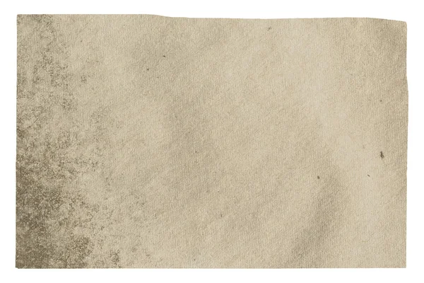 Kırpma Yolu Olan Beyaz Arkaplanda Izole Edilmiş Eski Kağıt — Stok fotoğraf