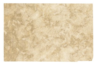 kırpma yolu olan beyaz arkaplanda izole edilmiş eski kağıt