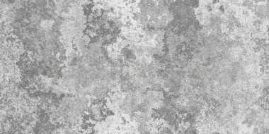 Eski kirli doku, gri beton duvar, pürüzsüz arka plan.