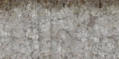 Eski kirli doku, gri beton duvar, pürüzsüz arka plan.