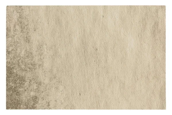 Oud Papier Geïsoleerd Witte Achtergrond Met Clipping Pad — Stockfoto