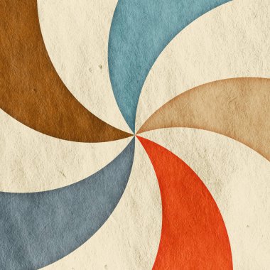 Geçmişe dönüş, eski grunge kağıdında eski güneş ışınları