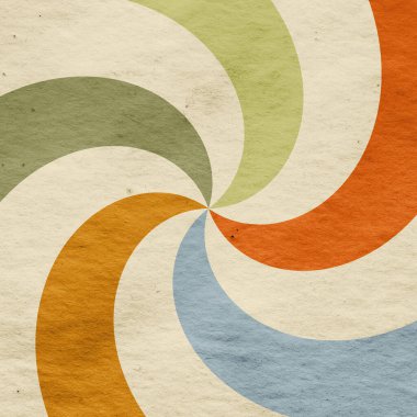 Geçmişe dönüş, eski grunge kağıdında eski güneş ışınları