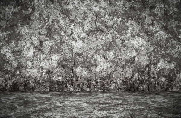 Chambre Vide Avec Mur Plâtre Fond Gris — Photo