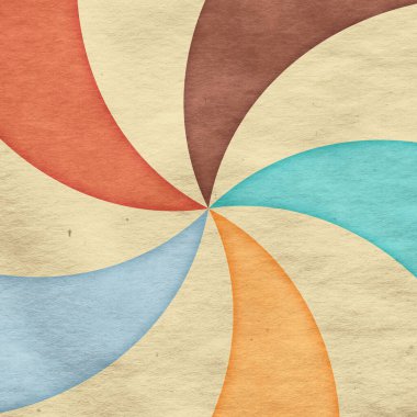 Geçmişe dönüş, eski grunge kağıdında eski güneş ışınları