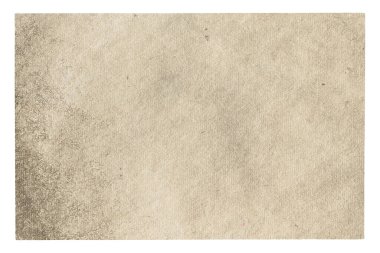 kırpma yolu olan beyaz arkaplanda izole edilmiş eski kağıt