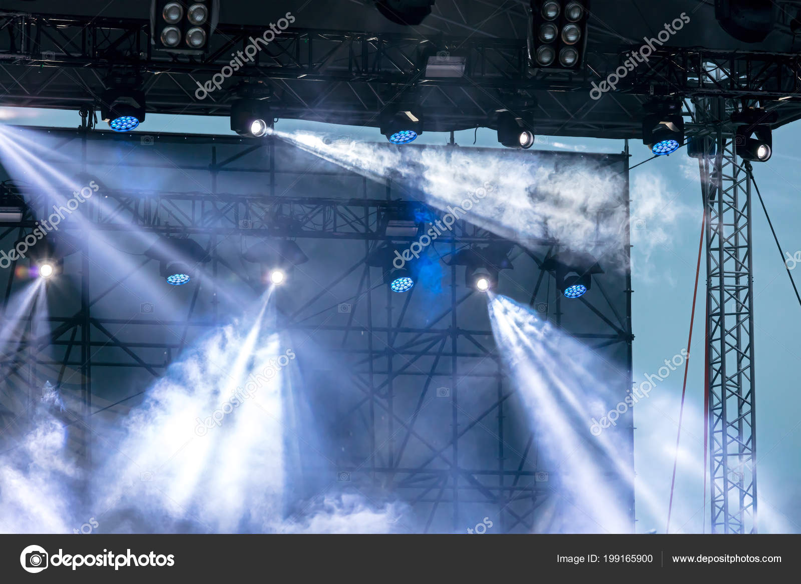 Outdoor Stage Equipment Lights Searchlights Street