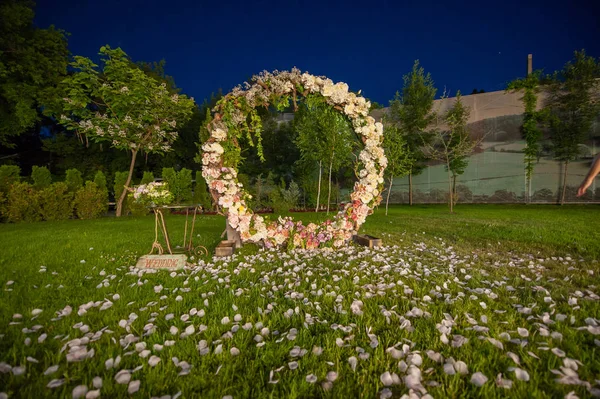 Decorazioni Nuziali Fiori — Foto Stock