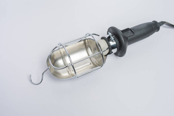 electric lights on a white background