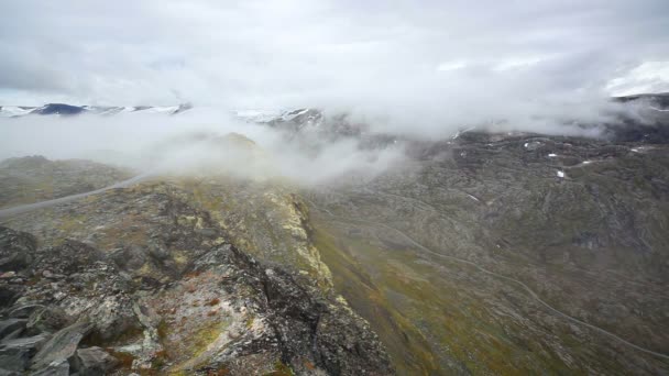 Norveç Dağ Panorama — Stok video