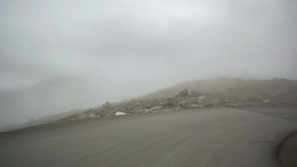 在挪威的公路山旅行 — 图库视频影像