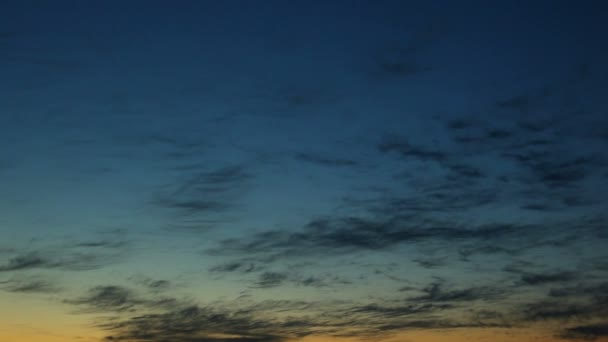 Cielo Mattutino Sfondo Della Natura — Video Stock