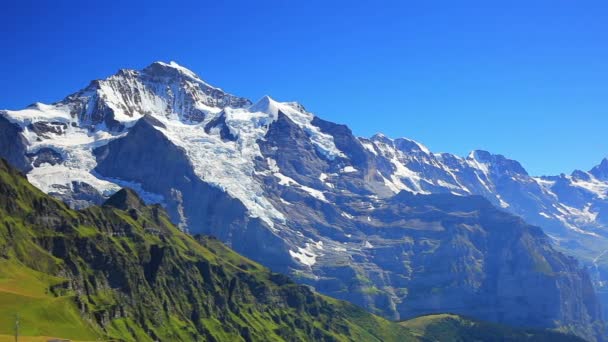 Alpes Montañas Panorama Verano — Vídeo de stock