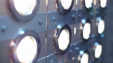 Metal arka plan arka ışık.