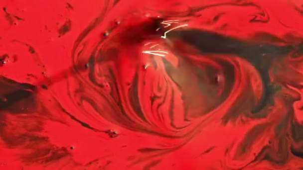 Mixing Paints Close — Stock Video