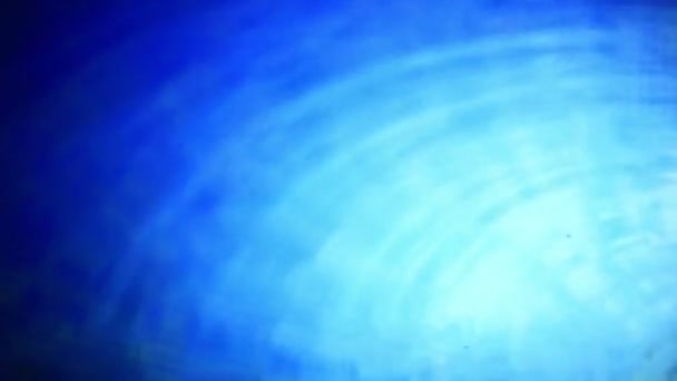 Αφηρημένο Μπλε Κύματα Κινηματογράφηση Πρώτο Πλάνο — Αρχείο Βίντεο