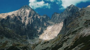 Slovakya hızlı hareket etkisi yüksek Tatras dağlarda