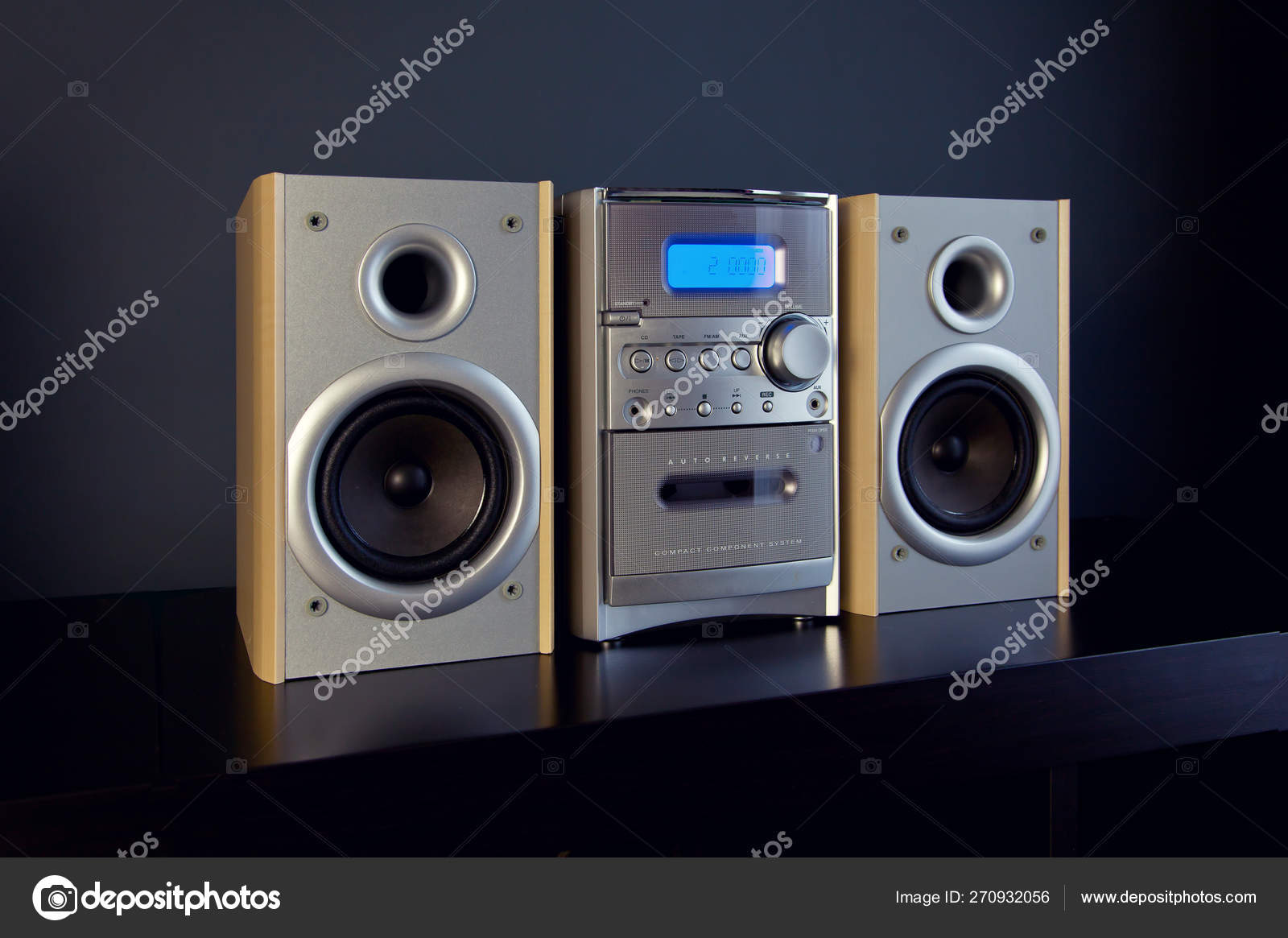 Componente compacto de audio Mini sistema estéreo — Foto de stock ...