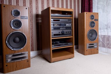 Toronto, Kanada - 18 Kasım 2019: Technics Stereo Audio Compon