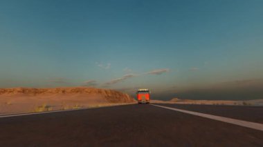 Kamyon sürücüsü 3D görüntü