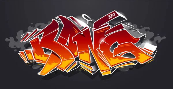 Bang graffiti vektor konst — Stock vektor